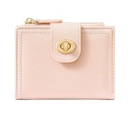 Women's Solid Color Pu Leather Zipper Lock Clasp Wallets sku image 1