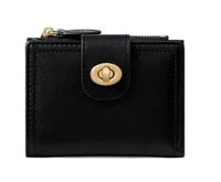 Women's Solid Color Pu Leather Zipper Lock Clasp Wallets sku image 3