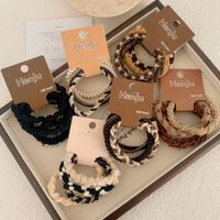 Vintage Style Color Block Cloth Hair Tie main image 6