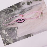 Ig Style Elegant Lips Glass Handmade Women's Bracelets main image 3