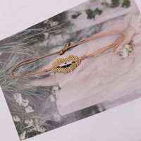 Estilo Ig Elegante Labios Vidrio Hecho A Mano Mujeres Pulsera main image 2