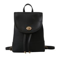 Solid Color Casual Women's Backpack sku image 4