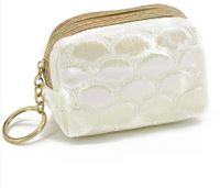 Women's Fish Scales Polyester Zipper Coin Purses sku image 1