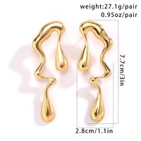1 Pair Modern Style Classic Style Irregular Plating Alloy 18k Gold Plated Ear Studs sku image 1