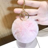 Korean Style Heart Shape Synthetic Fibre Women's Bag Pendant Keychain 1 Piece sku image 11