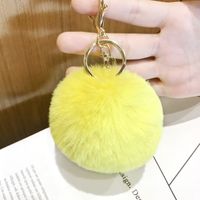 Korean Style Heart Shape Synthetic Fibre Women's Bag Pendant Keychain 1 Piece sku image 15