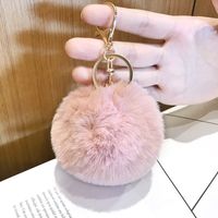 Korean Style Heart Shape Synthetic Fibre Women's Bag Pendant Keychain 1 Piece sku image 19