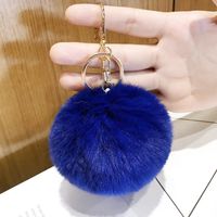 Korean Style Heart Shape Synthetic Fibre Women's Bag Pendant Keychain 1 Piece sku image 22