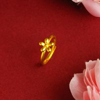 1 Piece Chinoiserie Bow Knot Copper Plating Open Ring sku image 22