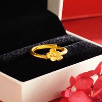 1 Piece Chinoiserie Bow Knot Copper Plating Open Ring sku image 35