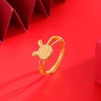 1 Piece Chinoiserie Bow Knot Copper Plating Open Ring sku image 44