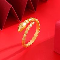 1 Piece Chinoiserie Bow Knot Copper Plating Open Ring sku image 59