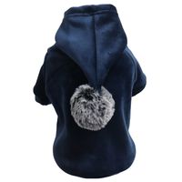 Casual Gold Velvet Solid Color Pet Clothing main image 4