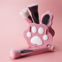 Cute Artificial Fiber Plastic Handgrip Makeup Brushes 1 Piece 1 Set sku image 8