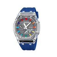 Streetwear Color Block Electronic Women's Watches sku image 4