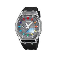 Streetwear Color Block Electronic Women's Watches main image 4