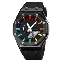 Streetwear Color Block Electronic Women's Watches main image 2
