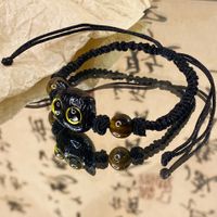 Simple Style Classic Style Cat Resin Rope Braid Women's Bracelets main image 2