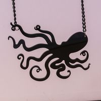 Modern Style Octopus Zinc Alloy Women's Pendant Necklace main image 6
