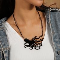 Modern Style Octopus Zinc Alloy Women's Pendant Necklace sku image 1