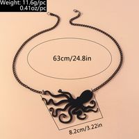 Modern Style Octopus Zinc Alloy Women's Pendant Necklace main image 2
