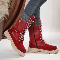 Women's Streetwear Solid Color Round Toe Riding Boots main image 2
