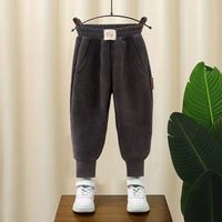 Casual Solid Color Polyester Boys Pants main image 3