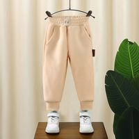 Casual Solid Color Polyester Boys Pants main image 2