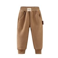 Casual Solid Color Polyester Boys Pants main image 3