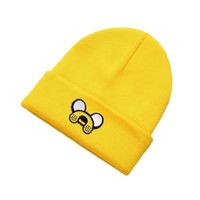 Unisex Cute Simple Style Solid Color Embroidery Eaveless Wool Cap main image 2
