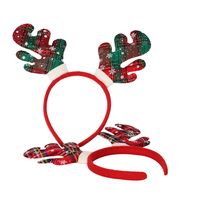 Christmas Cartoon Style Cute Antlers Plastic Party Festival Headband main image 4
