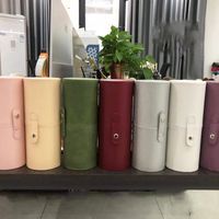 Casual Solid Color Pu Leather Storage Box main image 2