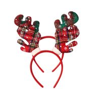 Christmas Cartoon Style Cute Antlers Plastic Party Festival Headband main image 2