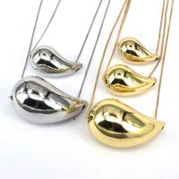 Simple Style Water Droplets Copper Pendant Necklace main image 11