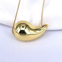 Simple Style Water Droplets Copper Pendant Necklace main image 13