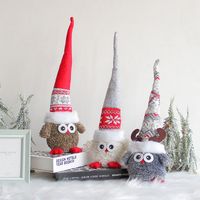 Christmas Cartoon Style Cute Owl Cloth Indoor Party Festival Doll main image 4