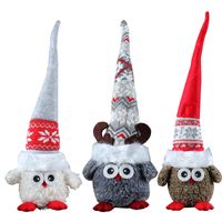 Christmas Cartoon Style Cute Owl Cloth Indoor Party Festival Doll main image 5