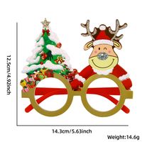 Christmas Cartoon Style Cute Santa Claus Glasses Nonwoven Party Festival Photography Props sku image 2
