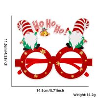 Christmas Cartoon Style Cute Santa Claus Glasses Nonwoven Party Festival Photography Props sku image 7