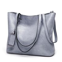 Women's Pu Leather Solid Color Streetwear Square Zipper Tote Bag sku image 9