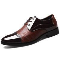 Men's Business Solid Color Point Toe Flats main image 2