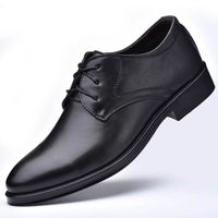 Men's Business Solid Color Round Toe Flats main image 4