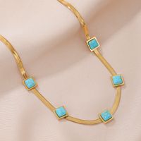 Retro Simple Style Geometric Alloy Women's Necklace main image 6