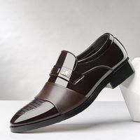 Men's Business Solid Color Point Toe Flats sku image 12