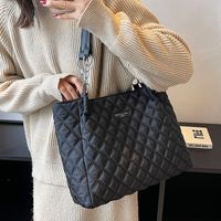 Women's Cloth Solid Color Streetwear Square Zipper Shoulder Bag main image video