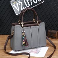 Women's Pu Leather Solid Color Streetwear Square Zipper Handbag sku image 5