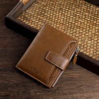 Men's Solid Color Pu Leather Buckle Wallets sku image 1