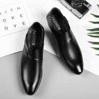 Men's Business Solid Color Point Toe Flats main image 4