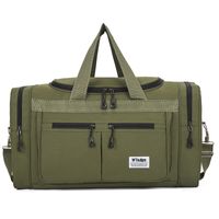 Hombres Color Sólido Tela Oxford Cremallera Bolsa De Viaje sku image 3