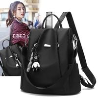 Waterproof Anti-theft Solid Color Travel Street Women's Backpack main image 5